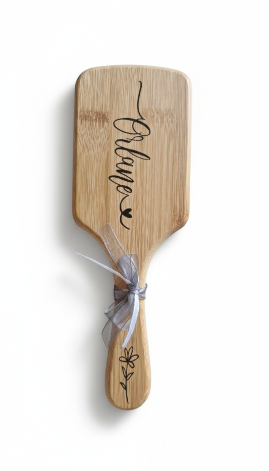 Brosse cheveux bambou