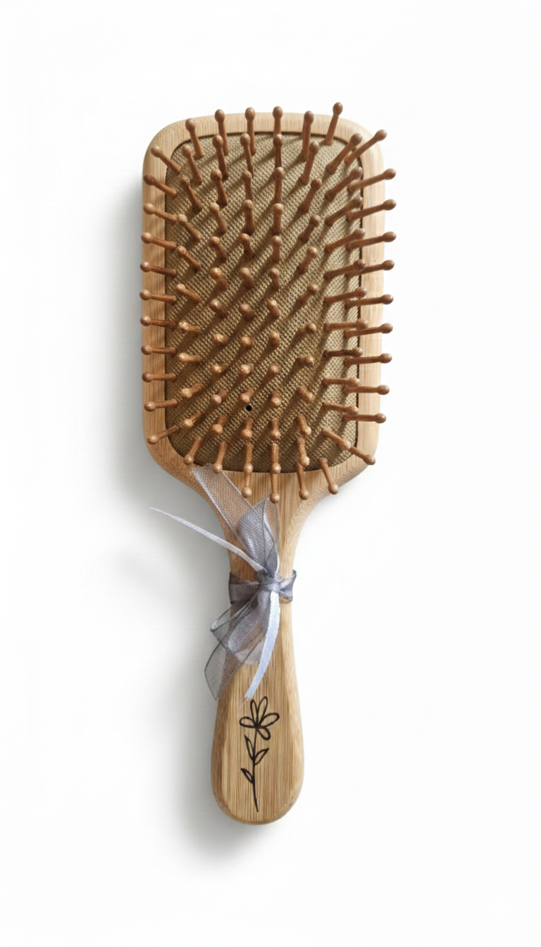 Brosse cheveux bambou