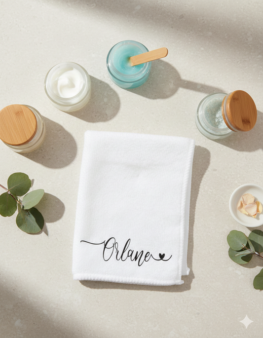 Lot de 2 serviettes visages