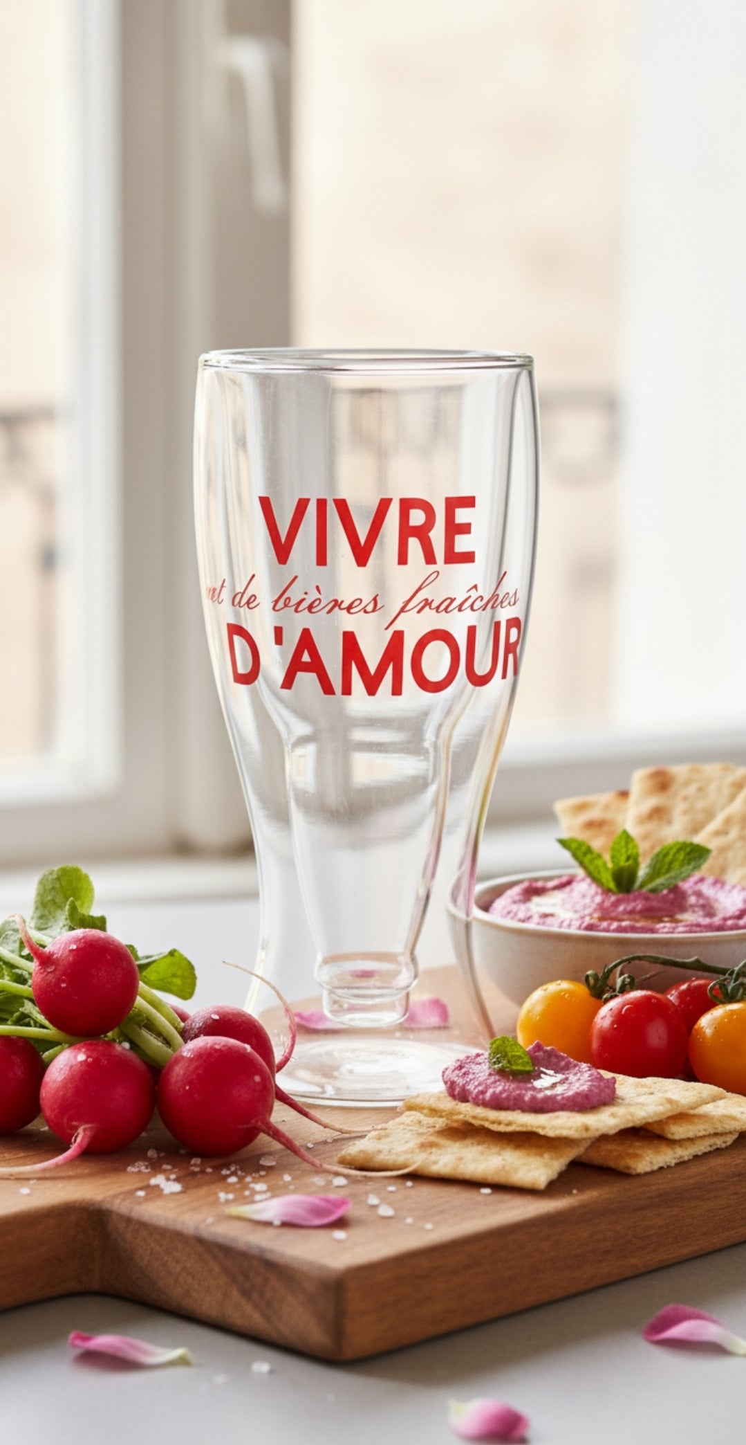 Verre à bière double paroi