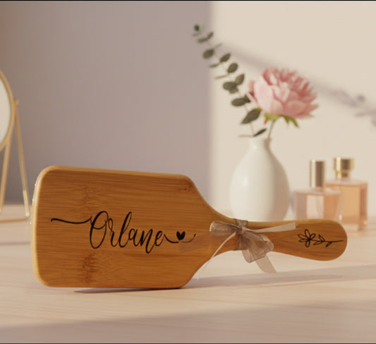 Brosse cheveux bambou